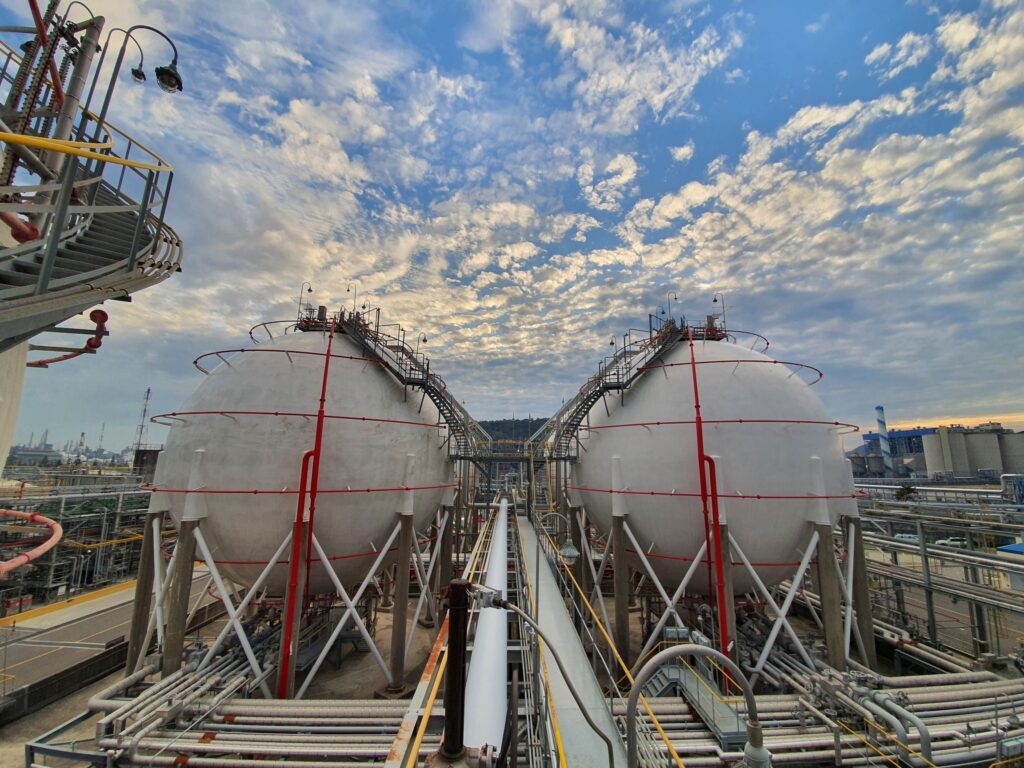 Petrochemical plant in Yeosu, South Korea — Jay's workplace